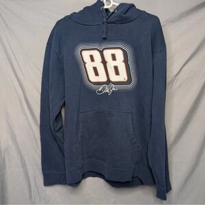 DALE JR 88 NASCAR Blue Hoodie Sweatshirt Size XL From Fanatics